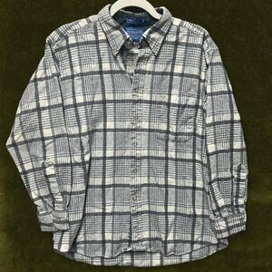 True Vintage 1970s PENDLETON Quilted Lined Wool Shirt Jacket - 100% Virgin wool